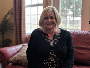 Carolin Kenneally: Owner of SC Property Management LLC sitting at her office at Auburn Meadow.