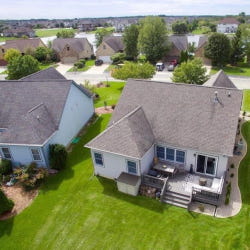 Aerial View of Doubletree Lake Estates Townhomes