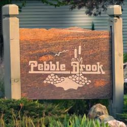 Pebble Brook POA Sign in Pebble Brook